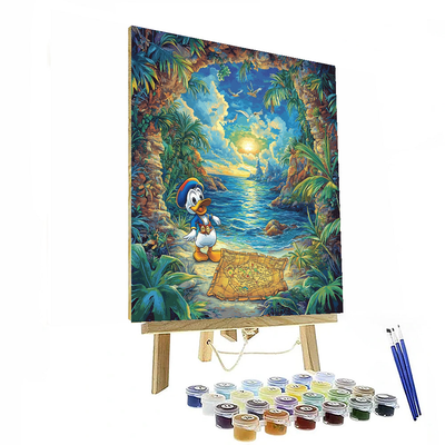 Donald Duck Treasure Hunt - Disney Inspired Numbered Painting Kits