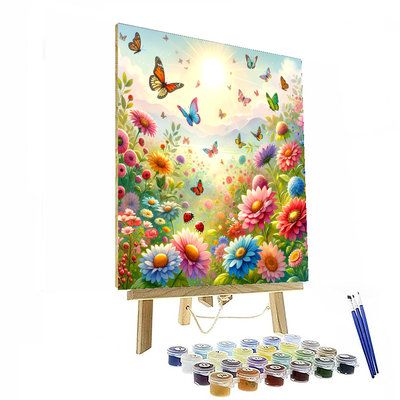 Rainbow Garden Friends Paint By Color