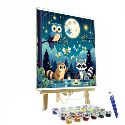 Curious Creatures Of The Night Paint By Color