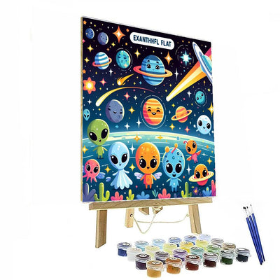 Galactic Explorer Journey Numbered Painting Kits