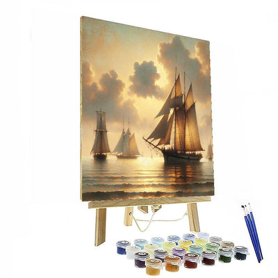 Vintage Coastal Journey Paint By Numbers Kits