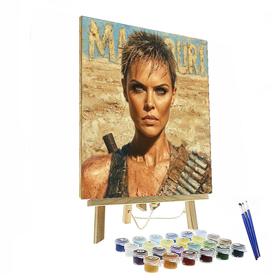 Charlize Theron: The Fierce Shieldmaiden Of Transformation Paint By Number