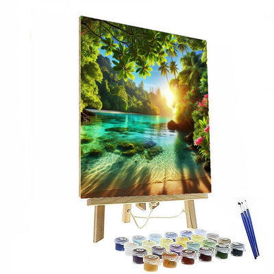 Tropical Oasis Harmony Paint By Numbers Kits