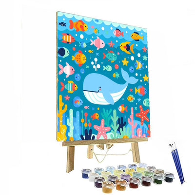 Ocean Life Extravaganza Painting By Numbers Kit