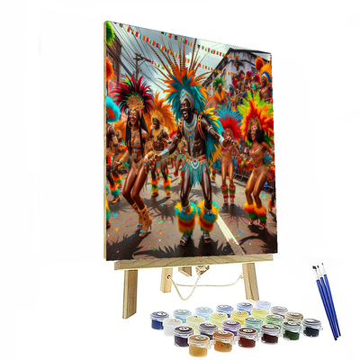 Kingston Carnival - Kingston, Jamaica Painting Number Kit