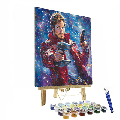 Chris Pratt: The Charismatic Star-lord's Adventures Paint By Numbers Art