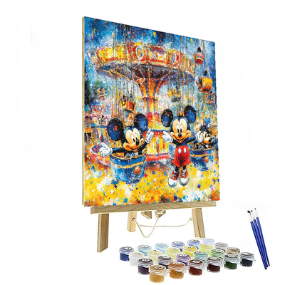 Mickey And Friends' Fun Fair - Disney Inspired Painting Number Kit