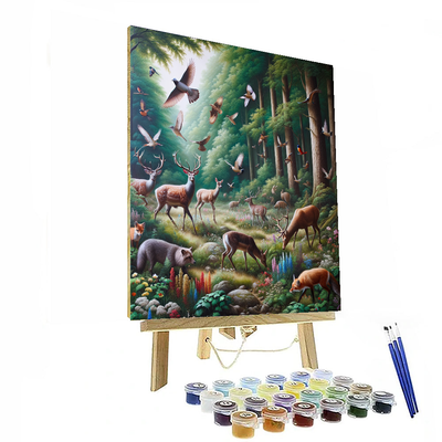 Joyous Wildlife Retreat Paint By Number