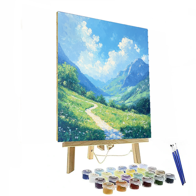 John Constable Inspired Majestic Mountain Trails  Paint By Numbers Kits