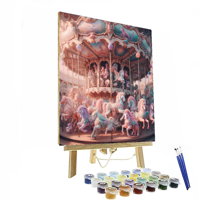 Whimsy Carousel Dreams DIY Paint By Numbers