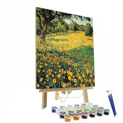 Vincent Van Gogh Inspired Golden Afternoon  Painting By Numbers Kit