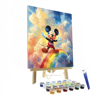 Mickey Mouse Rainbow Adventure - Disney Inspired Paint By Number