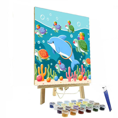 Underwater Carnival Paint By Numbers Art