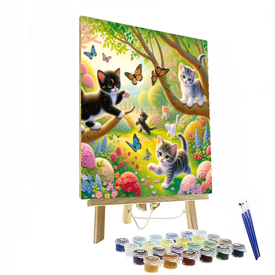 Curious Kitten Adventures Painting Number Kit