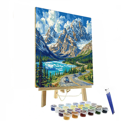 Icefields Parkway Paint By Numbers