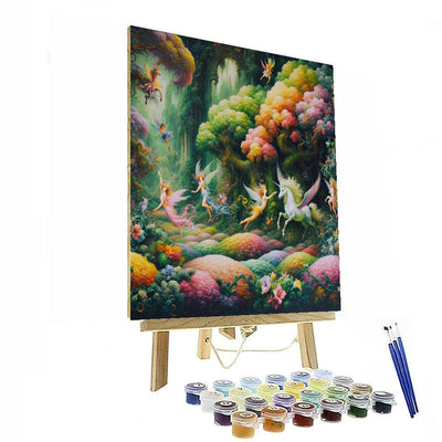 Garden Fairyland Delights Paint By Number