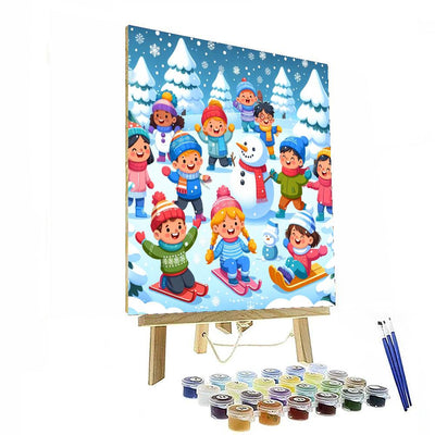 Wonders Of Winter Painting By Numbers Kit