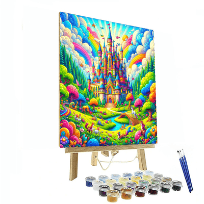 Enchanting Fairy Tale Landscape Paint By Numbers Kits