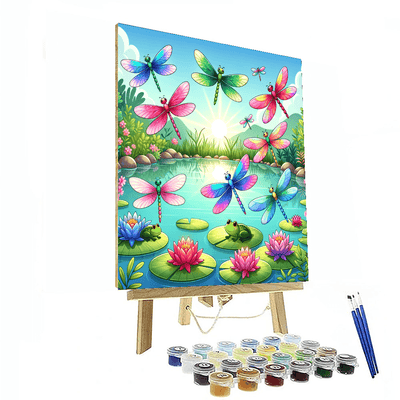 Dancing Dragonflies Paint By Number