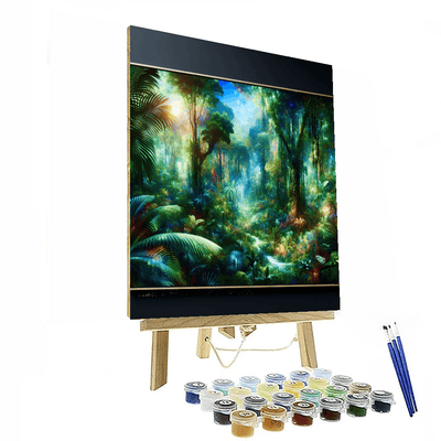 Majestic Jungle Exploration Numbered Painting Kits