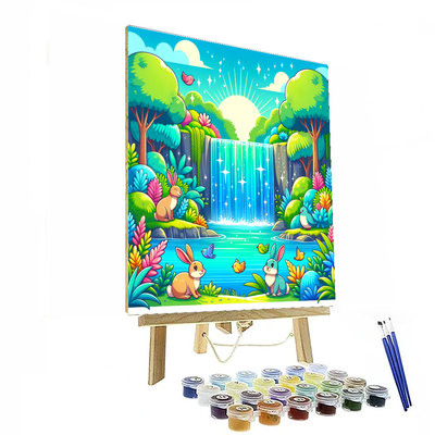 Wondrous Waterfalls Paint By Numbers Art