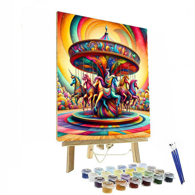 Whimsical Carousel Fun Paint By Color