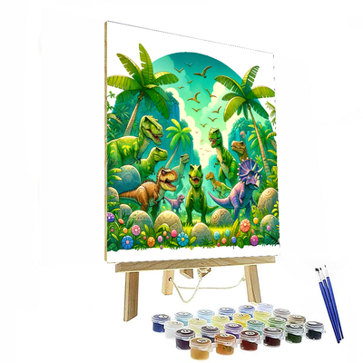 Adventure Dino Discovery Painting Number Kit