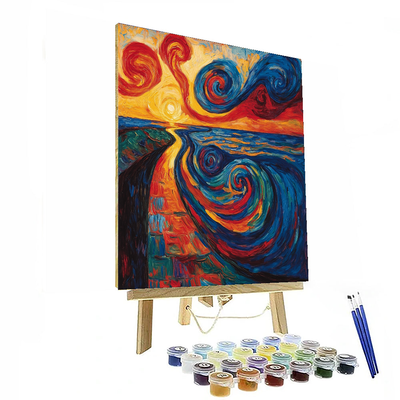 Munch Inspired Exploration Of Emotion  Numbered Painting Kits