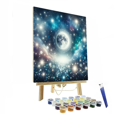 Magical Moon Star Night Paint By Number