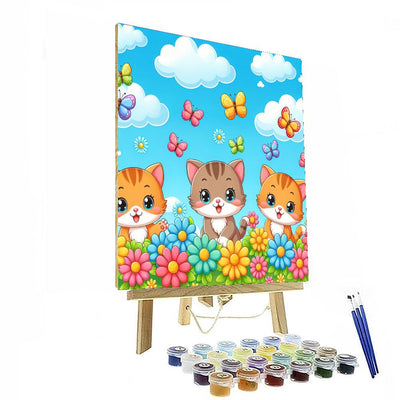 Cuddly Cat Companions Paint By Numbers Art