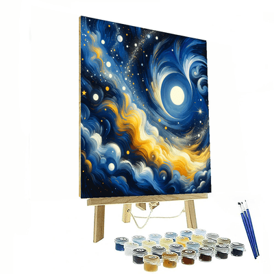 Starry Night Whirl Paint By Color