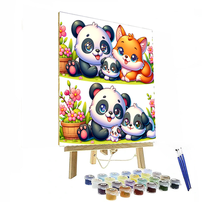 Adorable Baby Animals Paint By Numbers