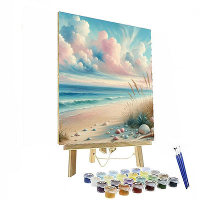 Tranquil Beach Haven Paint By Numbers Art