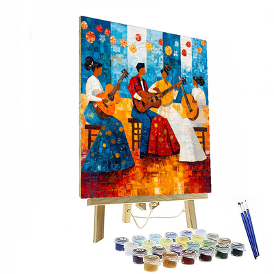 Pablo Picasso Inspired Picasso's Fiesta  Paint By Numbers Kits