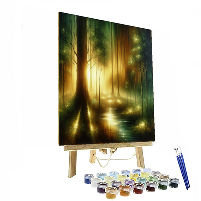 Dreamy Forest Painting Number Kit