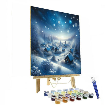 Winter's Eve Splendor Paint By Numbers Art