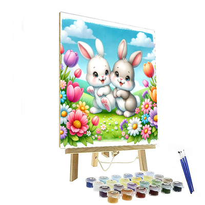 Charming Bunnies Paint By Numbers