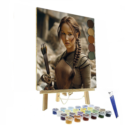 Jennifer Lawrence: The Resilient Spirit Of Katniss Paint By Numbers