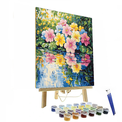 Claude Monet Inspired Garden Of Tranquility  Paint By Numbers Art