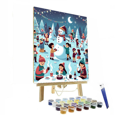 Winter Frost Festival Painting Number Kit