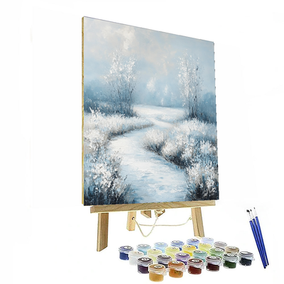 Monet Inspired Frosted Meadow  Paint By Number