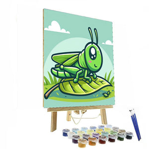 Gallant Grasshopper Paint By Numbers Kits