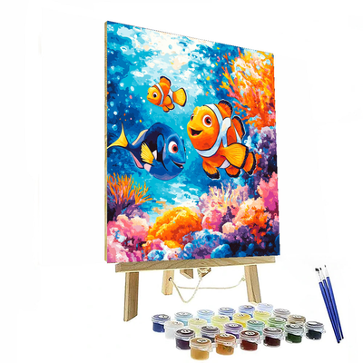 Finding Nemo's Undersea Adventure - Disney Inspired Numbered Painting Kits