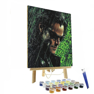 Keanu Reeves: The Stoic Sage Of Neo's World Painting Number Kit