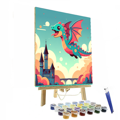 Friendly Dragon Tales Paint By Numbers