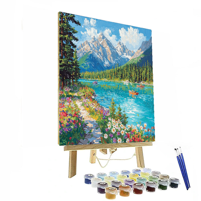 Lake Louise DIY Paint By Numbers