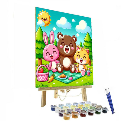 Happy Animal Adventures Paint By Color