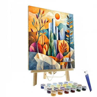 Pablo Picasso Inspired Picasso's Botanical Wonder  Numbered Painting Kits