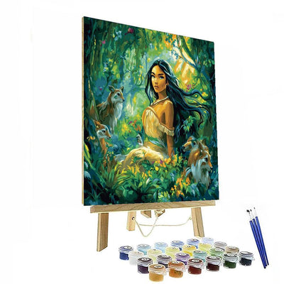 Pocahontas Nature's Journey - Disney Inspired DIY Paint By Numbers