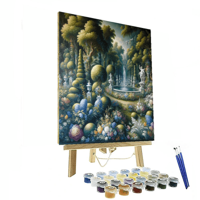 Royal Garden Elegance Numbered Painting Kits